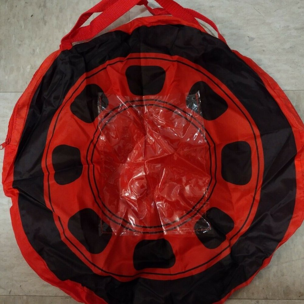 Red Car Spare Wheel Tire Tyre Cover Bag Pouch Protector - NEW